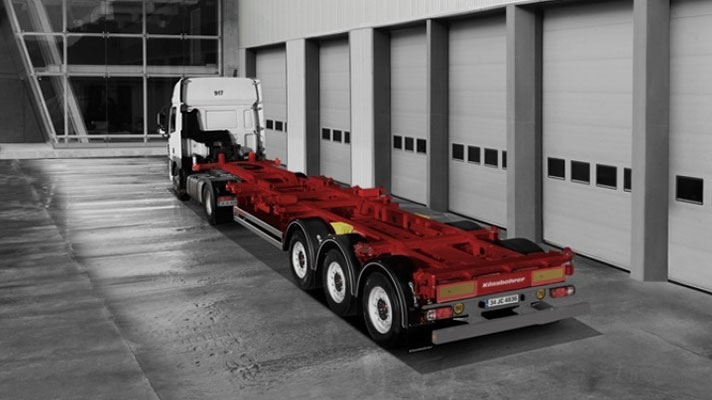 Semiremorci extensibile pentru containere 