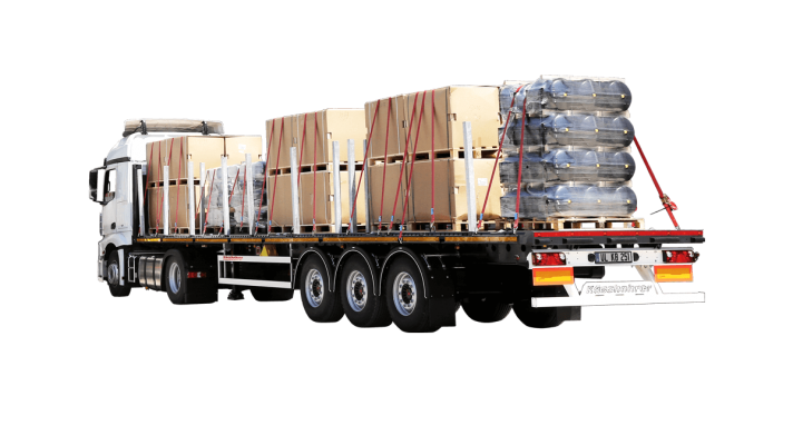 Light Open Chassis + Semi trailer