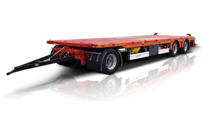 Low-bed drawbar