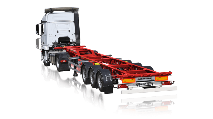 Light Gooseneck Fixed Container Chassis